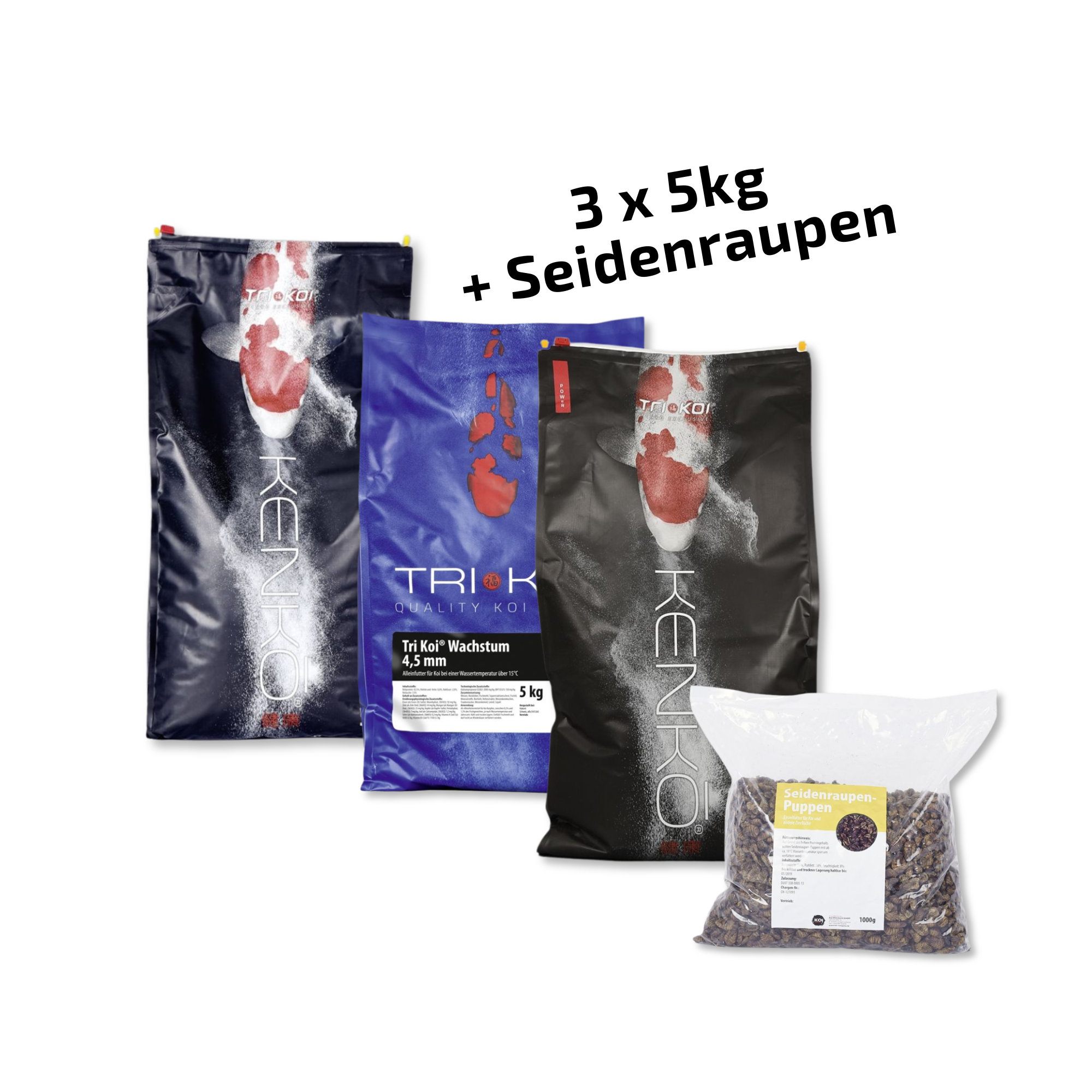 Koifutter Set: Wachstum groß