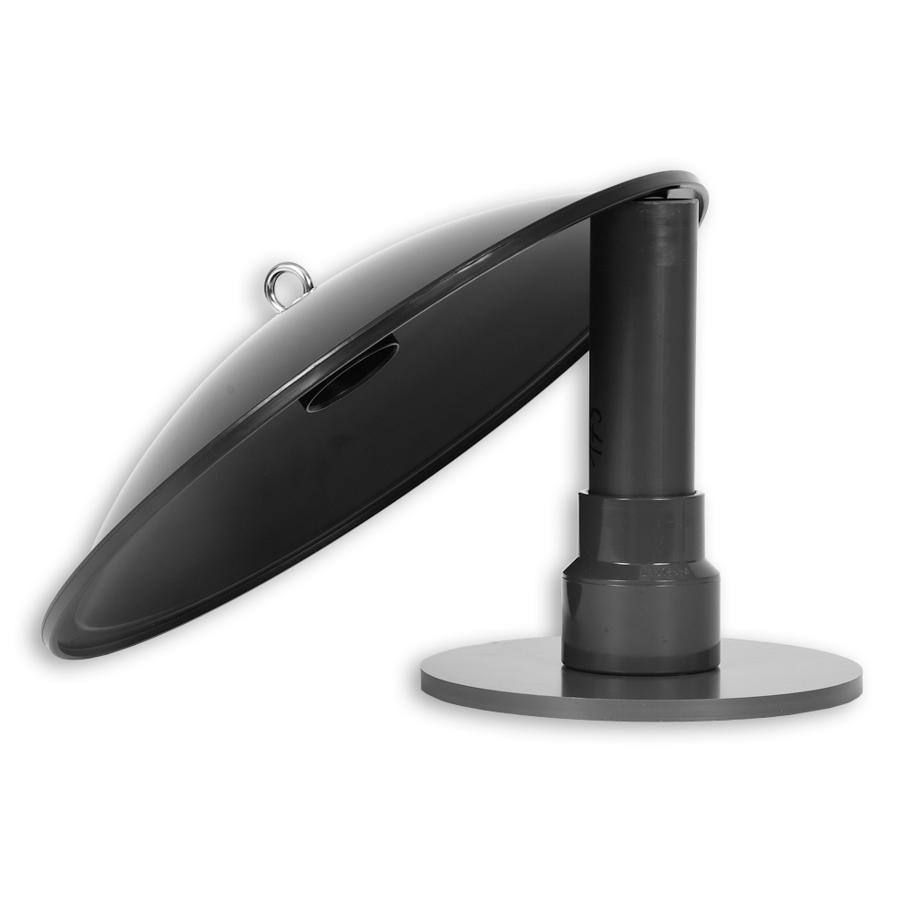 Nachrüstsatz für Bodenablauf mit abnehmbaren Domdeckel