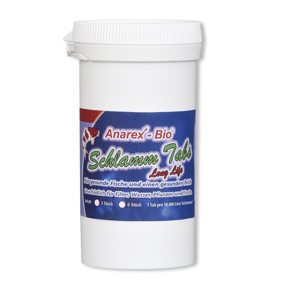 Longlife Koi Tabs mit Schlammabbaubakterien und Anarex-Bio®