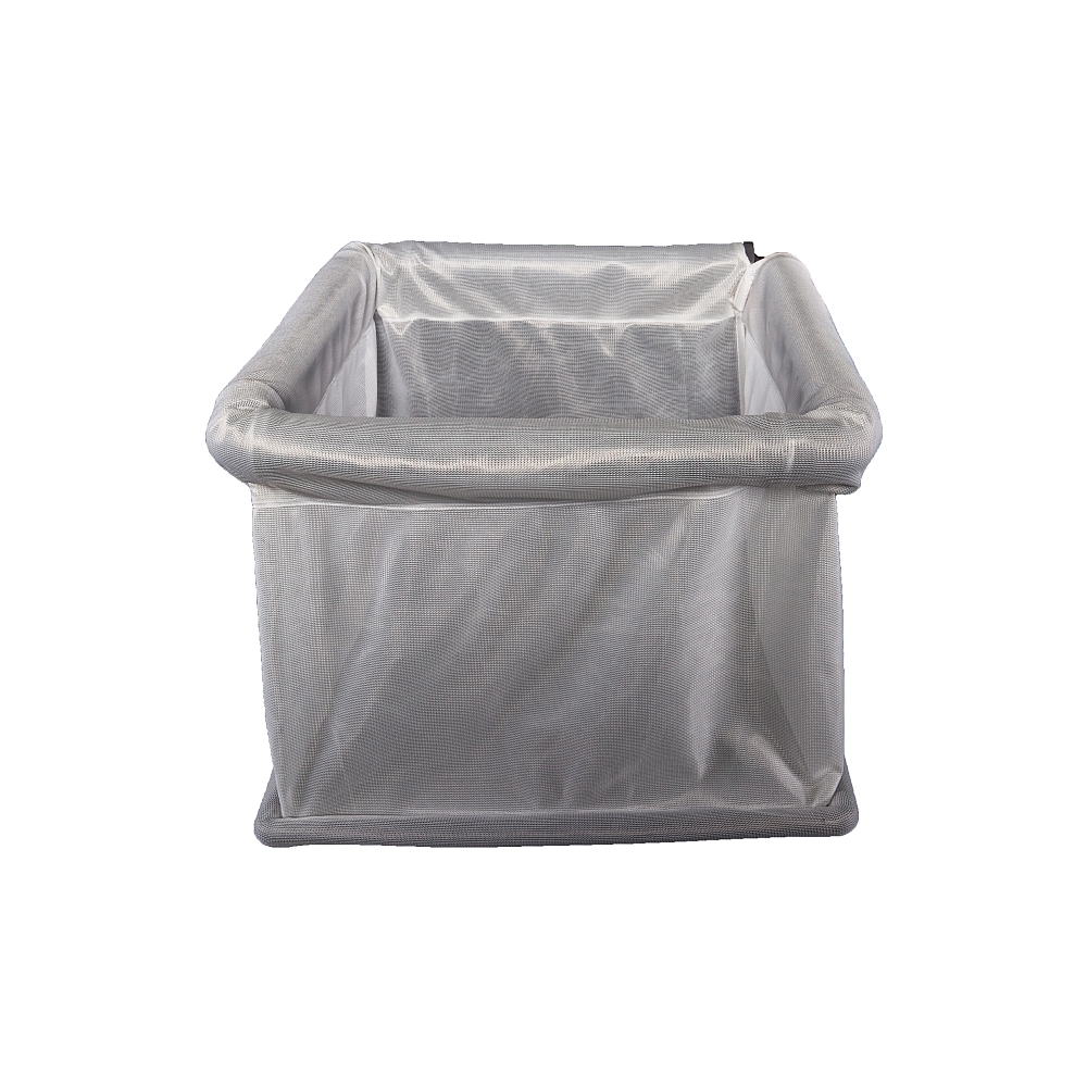 Schwimmendes Brutgehege mit Rahmen weiß 65 x 65 x 50 cm 0,5 mm Maschenweite 