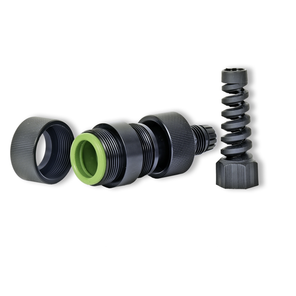 Polymerverschraubung 4-fach (geeignet für Meerwasser)
