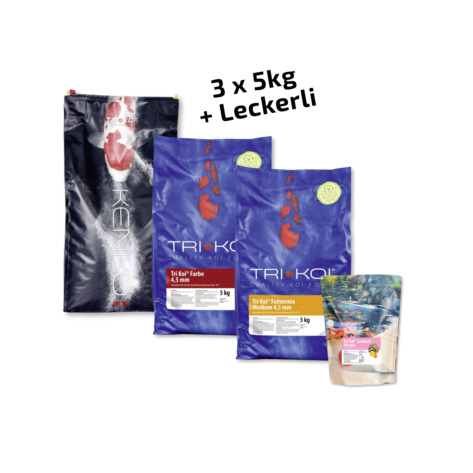 Koifutter Set: Sommer groß
