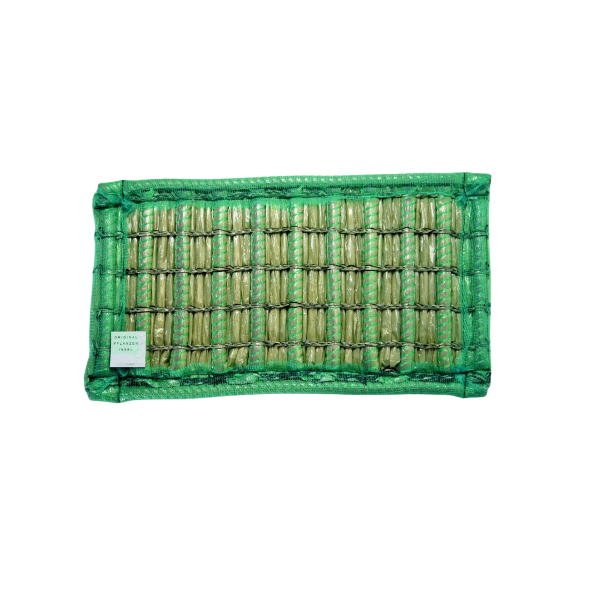 Schwimmende Pflanzeninseln ohne Pflanzen