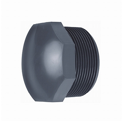 PVC Stopfen mit Außengewinde