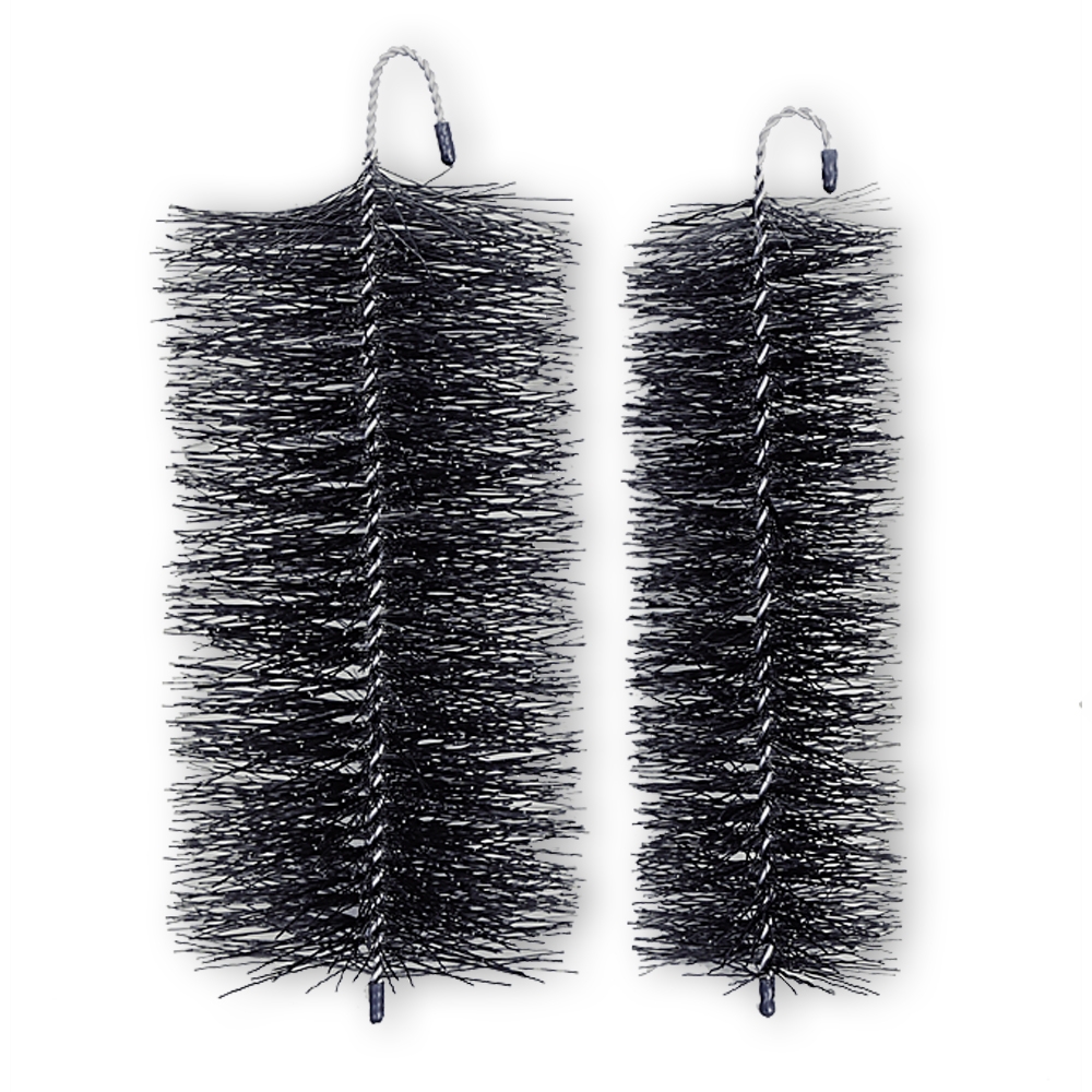 Filterbürsten Ø10cm gewellt + X-Form