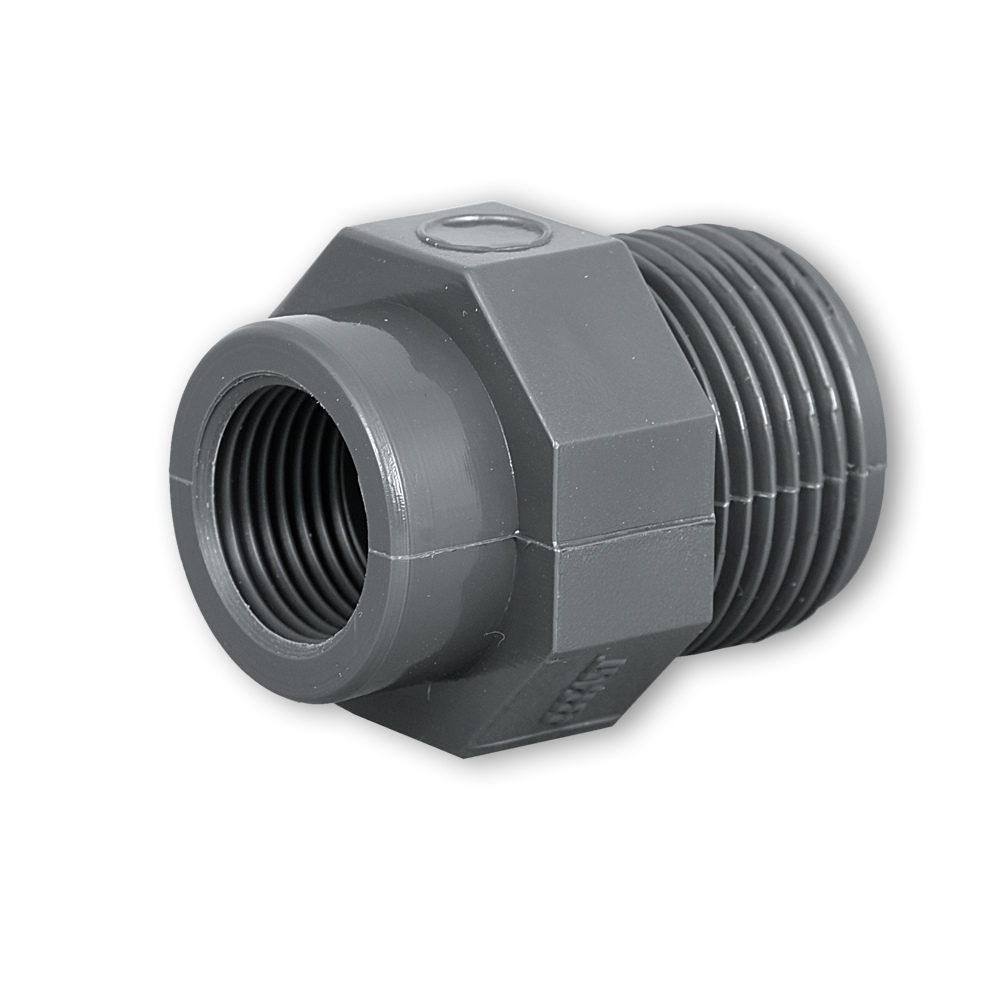 Reduziernippel 3/8" IG x 3/4" AG (für Anbohrschelle)