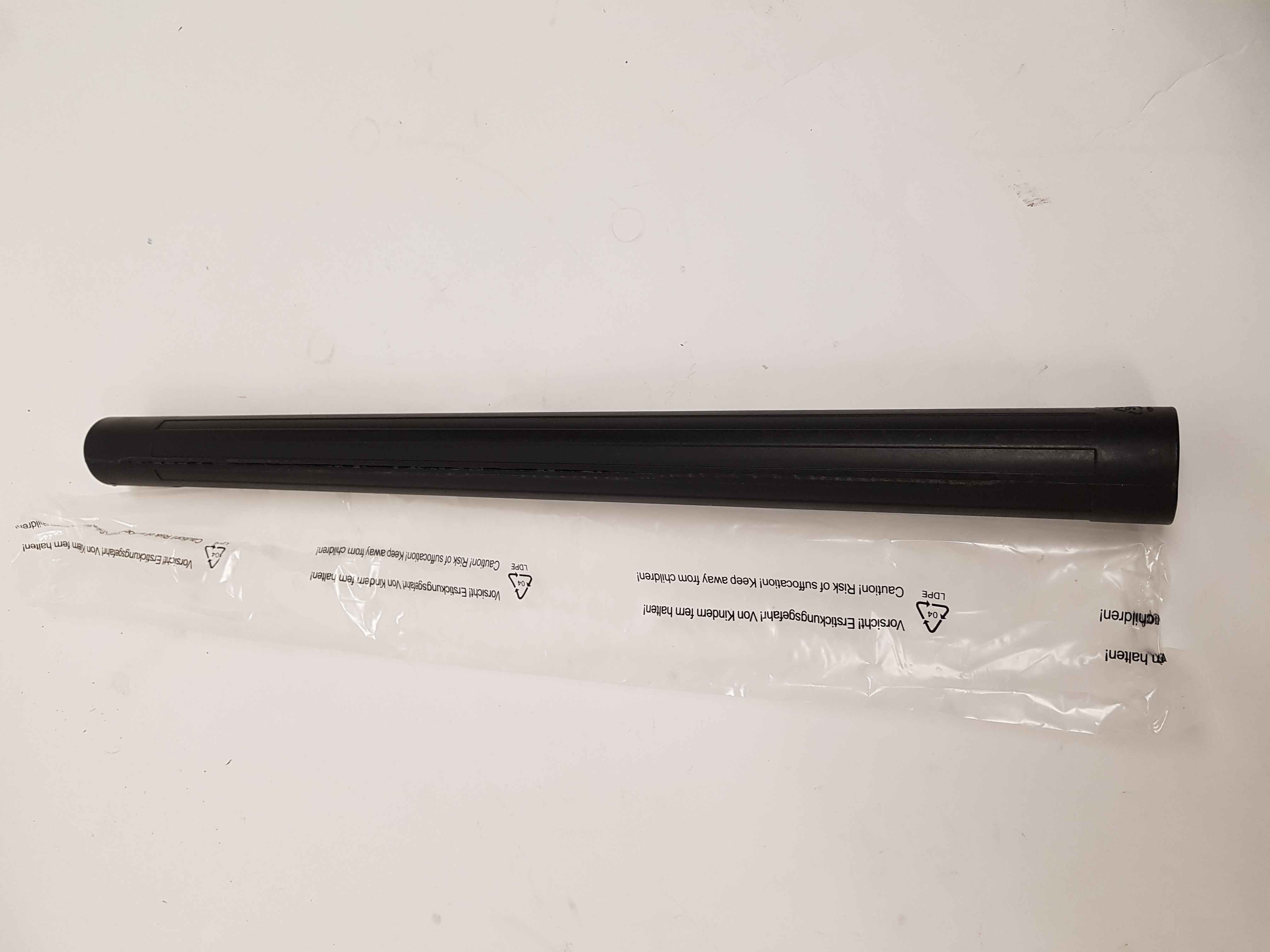 Saugrohrverlängerung (schwarz) für AquaForte Vacuum Teichsauger - Neuwertig